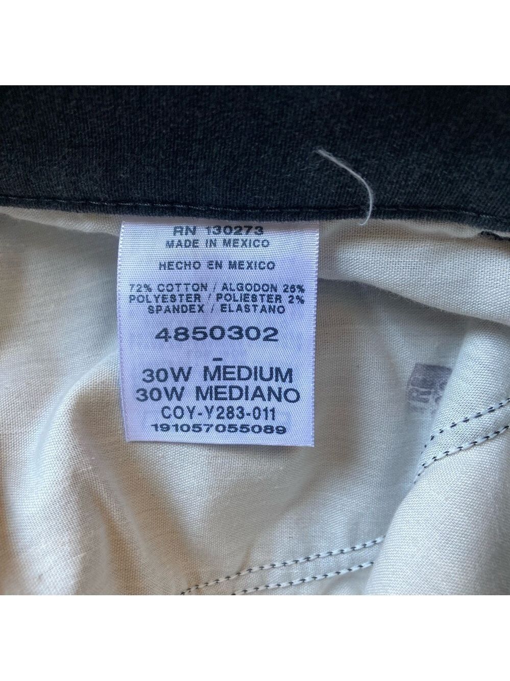 Lee Straight Leg Mid Rise Pant, NWT, Size 30W( (5X) - Picture 7 of 7